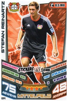 Figurina Stefan Reinartz - German Fussball Bundesliga 2013-2014. Match Attax - Topps