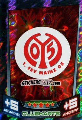 Sticker Club-Logo - German Fussball Bundesliga 2013-2014. Match Attax - Topps