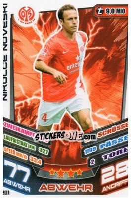 Sticker Nikolce Noveski - German Fussball Bundesliga 2013-2014. Match Attax - Topps