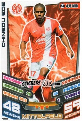 Cromo Chinedu Ede - German Fussball Bundesliga 2013-2014. Match Attax - Topps