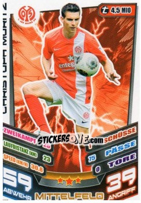 Sticker Christoph Moritz - German Fussball Bundesliga 2013-2014. Match Attax - Topps