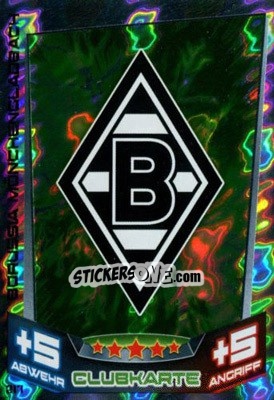 Sticker Club-Logo - German Fussball Bundesliga 2013-2014. Match Attax n. 217 - Topps