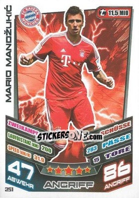 Sticker Mario Mandžukic