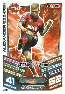 Figurina Alexander Esswein - German Fussball Bundesliga 2013-2014. Match Attax - Topps