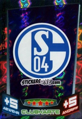 Sticker Club-Logo - German Fussball Bundesliga 2013-2014. Match Attax n. 271 - Topps