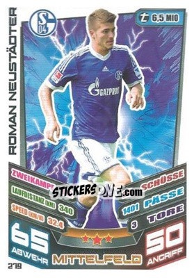 Figurina Roman Neustädter - German Fussball Bundesliga 2013-2014. Match Attax - Topps