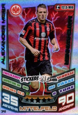 Cromo Alexander Meier - German Fussball Bundesliga 2013-2014. Match Attax - Topps