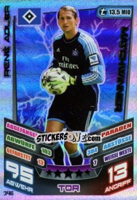 Sticker Rene Adler - German Fussball Bundesliga 2013-2014. Match Attax - Topps