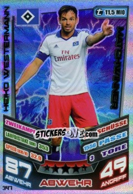 Figurina Heiko Westermann - German Fussball Bundesliga 2013-2014. Match Attax - Topps