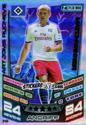 Cromo Artjoms Rudnevs - German Fussball Bundesliga 2013-2014. Match Attax - Topps