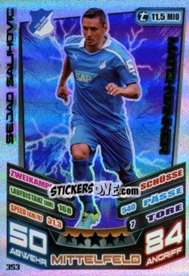 Sticker Sejad Salihovic - German Fussball Bundesliga 2013-2014. Match Attax n. 353 - Topps