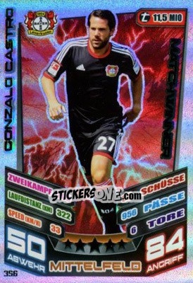 Figurina Gonzalo Castro - German Fussball Bundesliga 2013-2014. Match Attax - Topps