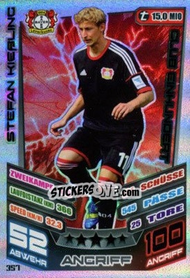 Sticker Stefan Kießling - German Fussball Bundesliga 2013-2014. Match Attax n. 357 - Topps