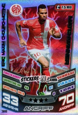 Sticker Eric Maxim Choupo-Moting - German Fussball Bundesliga 2013-2014. Match Attax n. 360 - Topps