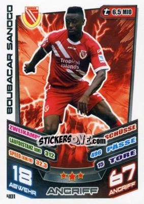 Figurina Boubacar Sanogo - German Fussball Bundesliga 2013-2014. Match Attax - Topps