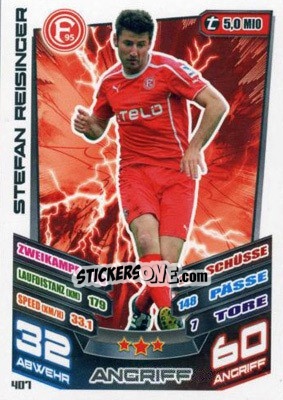 Sticker Stefan Reisinger - German Fussball Bundesliga 2013-2014. Match Attax - Topps