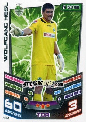 Figurina Wolfgang Hesl - German Fussball Bundesliga 2013-2014. Match Attax - Topps