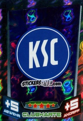 Sticker Club-Logo - German Fussball Bundesliga 2013-2014. Match Attax n. 420 - Topps