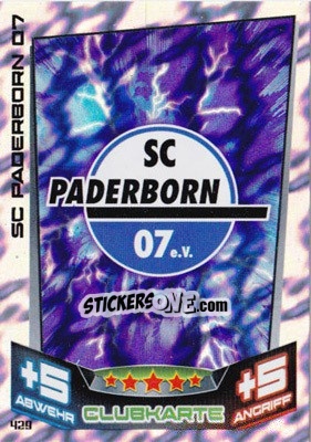 Sticker Club-Logo - German Fussball Bundesliga 2013-2014. Match Attax - Topps