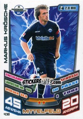 Figurina Markus Krösche - German Fussball Bundesliga 2013-2014. Match Attax - Topps