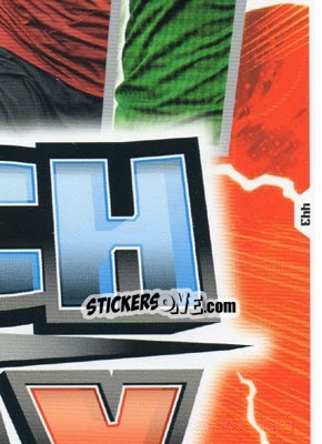 Sticker Match Attax Extra Logo - German Fussball Bundesliga 2013-2014. Match Attax n. 443 - Topps