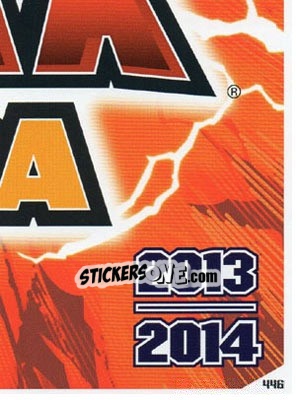 Sticker Match Attax Extra Logo - German Fussball Bundesliga 2013-2014. Match Attax n. 446 - Topps