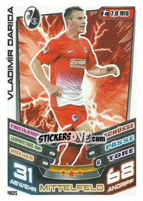 Cromo Vladimír Darida - German Fussball Bundesliga 2013-2014. Match Attax - Topps