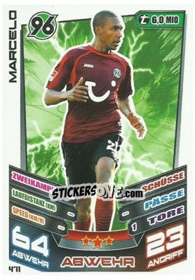 Sticker Marcelo - German Fussball Bundesliga 2013-2014. Match Attax - Topps