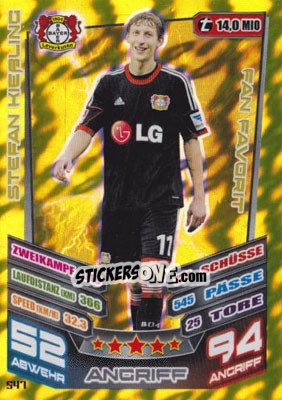 Figurina Stefan Kießling - German Fussball Bundesliga 2013-2014. Match Attax - Topps