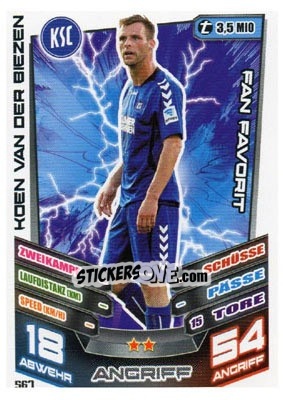 Sticker Koen van der Biezen