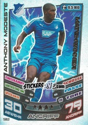 Sticker Anthony Modeste - German Fussball Bundesliga 2013-2014. Match Attax - Topps