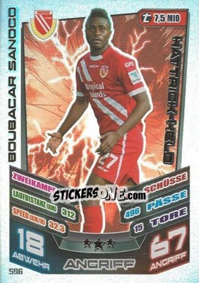 Figurina Boubacar Sanogo - German Fussball Bundesliga 2013-2014. Match Attax - Topps