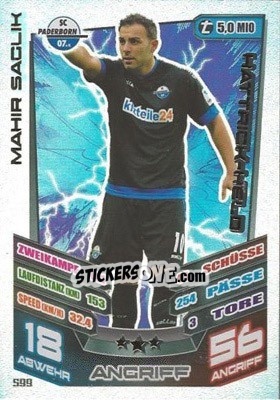 Figurina Mahir Saglik - German Fussball Bundesliga 2013-2014. Match Attax - Topps