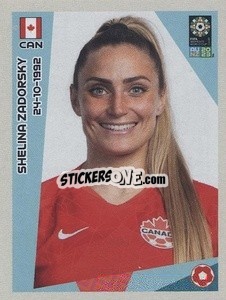 Cromo Shelina Zadorsky - FIFA Women's World Cup Australia & New Zealand 2023
 - Panini