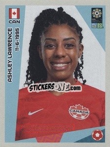 Sticker Ashley Lawrence - FIFA Women's World Cup Australia & New Zealand 2023
 n. 129 - Panini