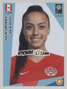 Sticker Julia Grosso - FIFA Women's World Cup Australia & New Zealand 2023
 n. 135 - Panini