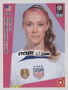 Sticker Becky Sauerbrunn - FIFA Women's World Cup Australia & New Zealand 2023
 - Panini