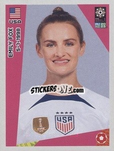 Sticker Emily Fox - FIFA Women's World Cup Australia & New Zealand 2023
 - Panini