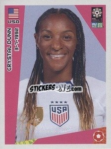 Figurina Crystal Dunn - FIFA Women's World Cup Australia & New Zealand 2023
 - Panini