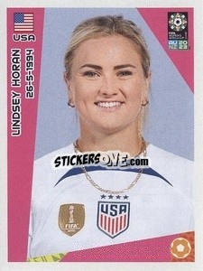 Sticker Lindsey Horan - FIFA Women's World Cup Australia & New Zealand 2023
 - Panini