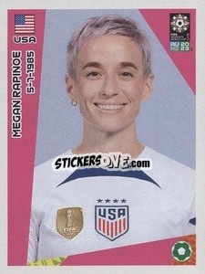 Sticker Megan Rapinoe - FIFA Women's World Cup Australia & New Zealand 2023
 - Panini