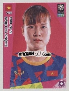 Sticker Khổng Thị Hằng - FIFA Women's World Cup Australia & New Zealand 2023
 - Panini