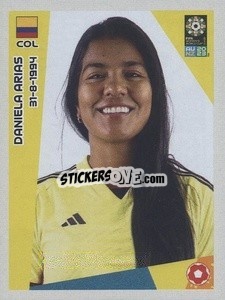 Sticker Daniela Arias - FIFA Women's World Cup Australia & New Zealand 2023
 - Panini