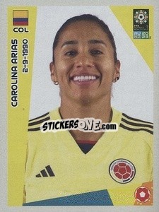 Sticker Carolina Arias - FIFA Women's World Cup Australia & New Zealand 2023
 - Panini
