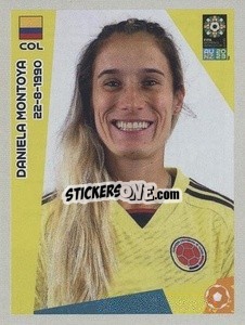 Sticker Daniela Montoya - FIFA Women's World Cup Australia & New Zealand 2023
 n. 557 - Panini