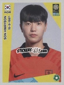 Cromo Son Hwa-yeon - FIFA Women's World Cup Australia & New Zealand 2023
 - Panini