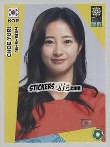 Sticker Choe Yu-ri - FIFA Women's World Cup Australia & New Zealand 2023
 - Panini