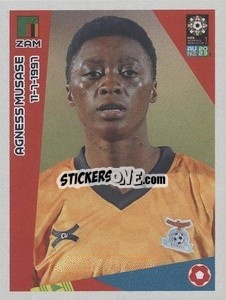 Figurina Agness Musase - FIFA Women's World Cup Australia & New Zealand 2023
 - Panini