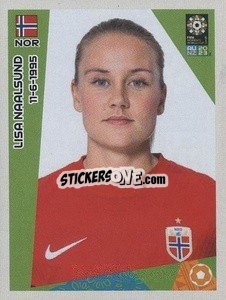 Sticker Lisa Naalsund - FIFA Women's World Cup Australia & New Zealand 2023
 - Panini
