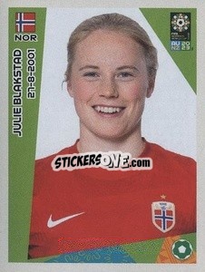 Sticker Julie Blakstad - FIFA Women's World Cup Australia & New Zealand 2023
 - Panini